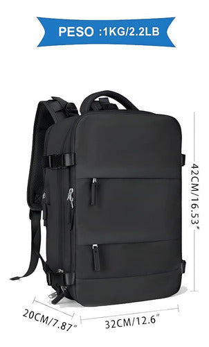 Mochila Viaje Avión Multifuncional Viral Gran Capacidad
